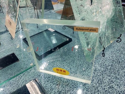 واجهة عرض الصوت عازلة 24 مم Ul752 زجاج مقاوم للرصاص