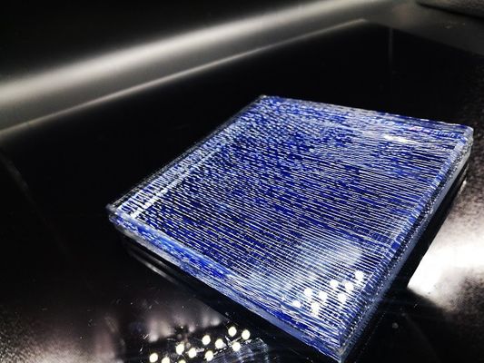 لا فقاعات نافذة السيارات 15 مم Pvb زجاج مصفح زخرفي