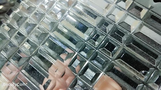 حتى السطح الفني SGCC 300x300mm الزجاج المنحوت بالرمل