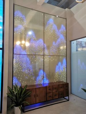 مقاومة تأثير مقاومة 1200x2400mm أدى الزجاج الرقائقي
