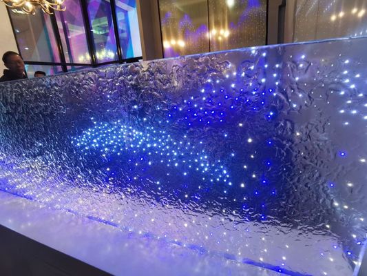 مقاومة تأثير مقاومة 1200x2400mm أدى الزجاج الرقائقي