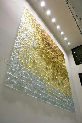 نافذة فرن تشكيل 1220x1830mm زجاج مصهور زخرفي