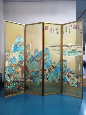 3D شاشة جدارية أنيقة 2440x1830mm الطلاء الزجاج Splashback