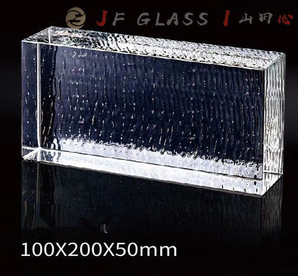 فندق Clear Float Handrail Pavement 6x8 Glass Block