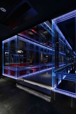 الداخلية Club KTV Wall CCC 8mm زجاج كريستال محفور بالليزر