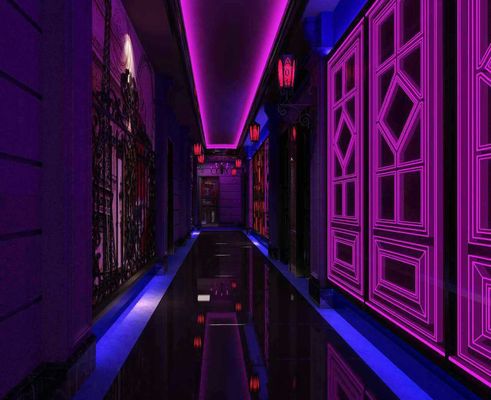 الداخلية Club KTV Wall CCC 8mm زجاج كريستال محفور بالليزر