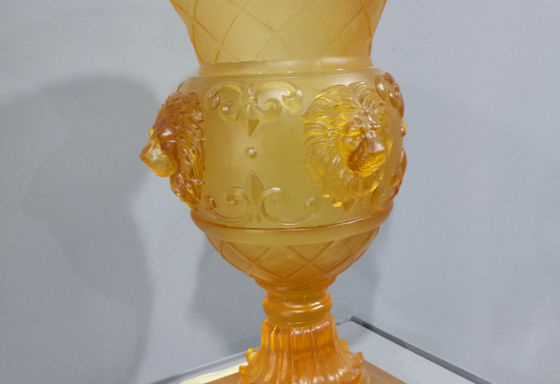 Dewaxing 3D Liuli نظارات كريستال ملونة مع إضاءة