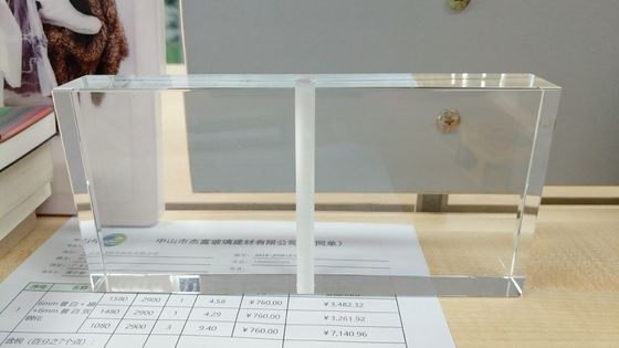 مبنى المكاتب SGCC 19mm انظر من خلال الزجاج بلوك