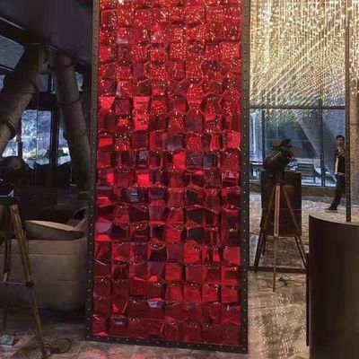 Suncatchers 3D Red Rose Ornaments K9 مصنوعات زجاجية ملونة