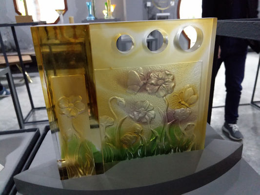 فقاعات صغيرة زخرفة الثريا Liuli Crystal Art Glass